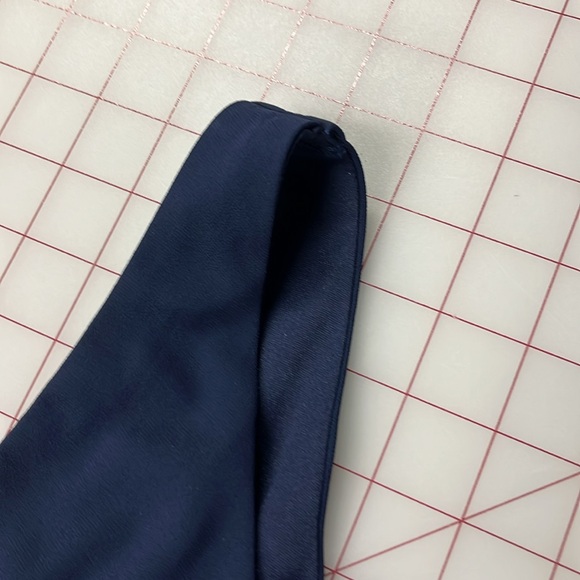 LULU'S "Leading Role" Navy Blue V-Plunge Pleated Wedding/Prom/Guest Gown SZ M - Picture 13 of 15